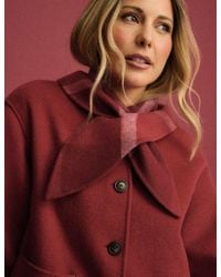 Nobody's Child - Tie Neck Wool-Blend Jacket - Lyst