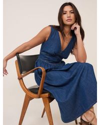 Nobody's Child Shannon Denim Midi Dress in Blue | Lyst UK Nobody's Child Shannon Denim Midi Dress in Blue | Lyst UK