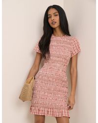 Nobody's Child - Gingham Ruched Martha Mini Dress - Lyst