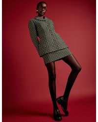 Nobody's Child - Nc X Lisou And Lime Jacquard Checkerboard Mini Skirt - Lyst
