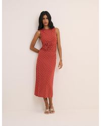 Nobody's Child - Polka Dot Jennifer Jersey Midi Dress - Lyst