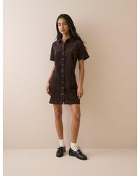 Nobody's Child - Cord Collared Lucy Mini Dress - Lyst