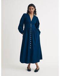 Nobody's Child - Dark Denim Long Sleeve Starlight Midi Dress - Lyst