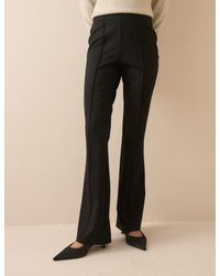 Nobody's Child - Pintuck Ponte Kick Flare Trousers - Lyst