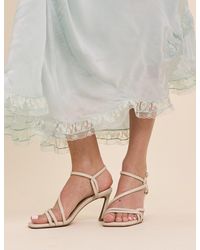 Nobody's Child - Leather Strappy High Heels - Lyst