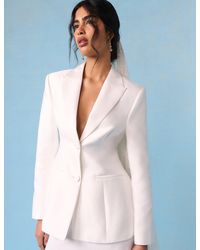 Nobody's Child - Bridal Satin Tailored Valeria Blazer - Lyst