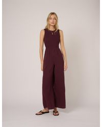 Nobody's Child - Burgundy Ruth Jumpsuit - Lyst