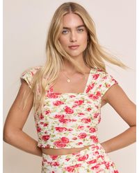 Nobody's Child - And Floral Cropped Top - Lyst