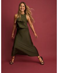 Nobody's Child - Satin Slip Maxi Skirt - Lyst