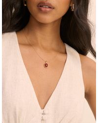 Nobody's Child - Stone Pendant Plated Necklace - Lyst