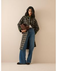 Nobody's Child - And Tartan Collared Car Coat - Lyst