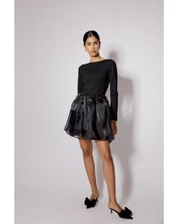 Nobody's Child - Long Sleeve Organza Poppy Mini Dress - Lyst