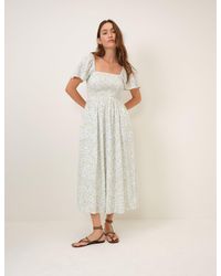 Nobody's Child - Floral Shirred Bella Midi Dress - Lyst