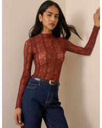 Nobody's Child - Ginger Grown On Neck Lace Top - Lyst