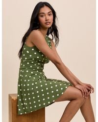 Nobody's Child - Polka Dot Jersey Sleeveless Tate Mini Dress - Lyst