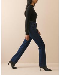 Nobody's Child - Dark High Rise Golders Slim Leg Jeans - Lyst