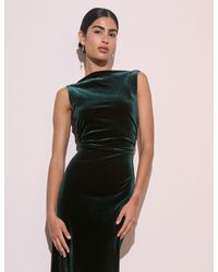Nobody's Child - Emerald Velvet Margot Midi Dress - Lyst