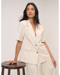 Nobody's Child - Short Sleeve Relaxed Blazer - Lyst