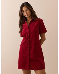 Nobody's Child - Cord Collared Lucy Mini Dress - Lyst