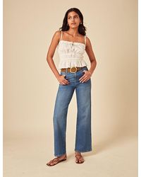 Nobody's Child - Stretch Wide Leg Jeans - Lyst