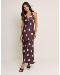 Nobody's Child - Polka Dot Cali Halterneck Maxi Dress - Lyst