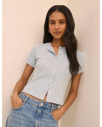 Nobody's Child - Baby Pointelle Short Sleeve Top - Lyst