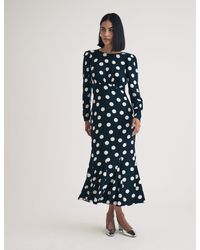 Nobody's Child - Polka Dot Sally Midi Dress - Lyst