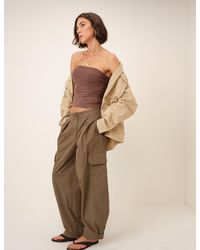Nobody's Child - Barrel Leg Cargo Trousers - Lyst