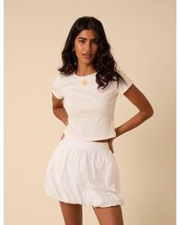 Nobody's Child - Bubble Hem Mini Skirt - Lyst