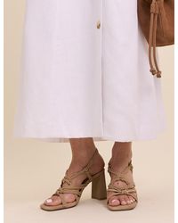 Nobody's Child - Suede Strappy Block Heels - Lyst