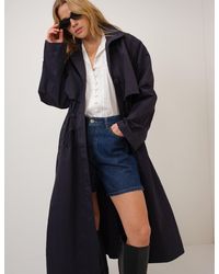 Nobody's Child - Longline Funnel Neck Parka Jacket - Lyst