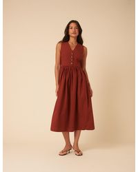 Nobody's Child - Burnt Oak Midi Dress - Lyst