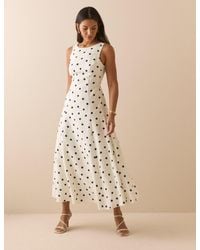 Nobody's Child - And Polka Dot Reign Midi Dress - Lyst