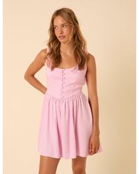Nobody's Child - Drop Waist Cora Mini Dress - Lyst