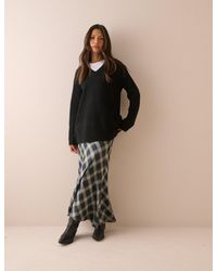 Nobody's Child - V-Neck Longline Jumper - Lyst