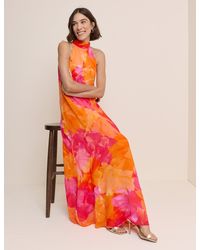 Nobody's Child - And Floral Halterneck Nala Maxi Dress - Lyst