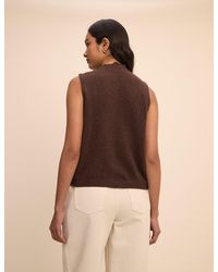 Nobody's Child - Wool-Blend Crochet Trim Vest - Lyst