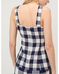 Nobody's Child - Gingham Square Neck Top - Lyst