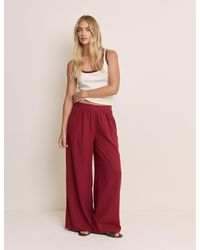Nobody's Child - Wide Leg Linen-Blend Jerrow Trousers - Lyst