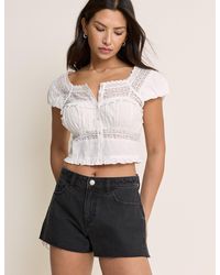 Nobody's Child - Denim Mini Shorts - Lyst