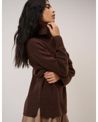 Nobody's Child - Roll Neck Longline Jumper - Lyst