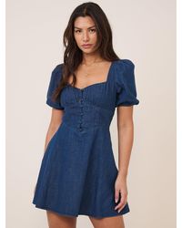 Nobody's Child - Dark Denim Tulla Mini Dress - Lyst