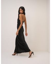Nobody's Child - Satin Column Devin Maxi Dress - Lyst