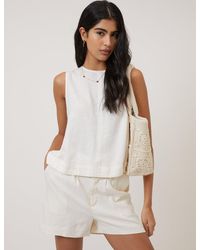 Nobody's Child - Linen-Blend Swing Top - Lyst