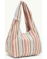 Nobody's Child - Striped Bow Tie Strap Tote Bag - Lyst