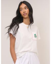Nobody's Child - Embroidered Pocket T-Shirt - Lyst