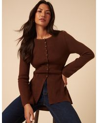 Nobody's Child - Ribbed Longline Cardigan - Lyst