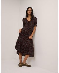 Nobody's Child - Floral Tiered Lia Midi Dress - Lyst