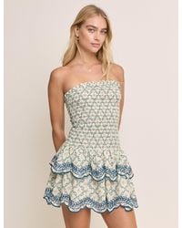 Nobody's Child - Ocean Printed Bandeau Kai Mini Dress - Lyst