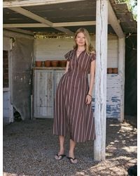 Nobody's Child - Pinstripe Jane Shirt Dress - Lyst
